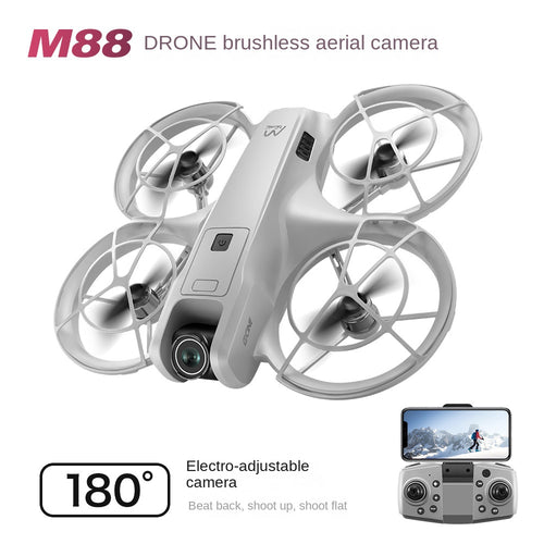 Dron M88 Brushless con Doble Cámara y Control por Móvil — Plegable